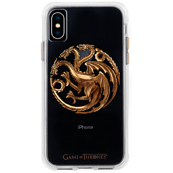 Case-Mate Game of Thrones House Targaryen Sigil Case - iPhone X / XS - Clear